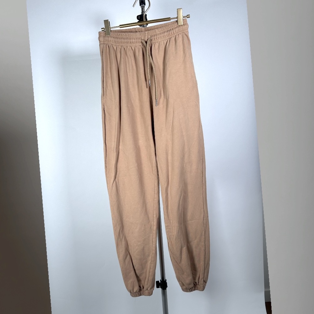 Tan Jogger sweatpants size small